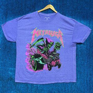 Metallica Worldwired Tour Oversize Heavy Metal Band Tee L/XL